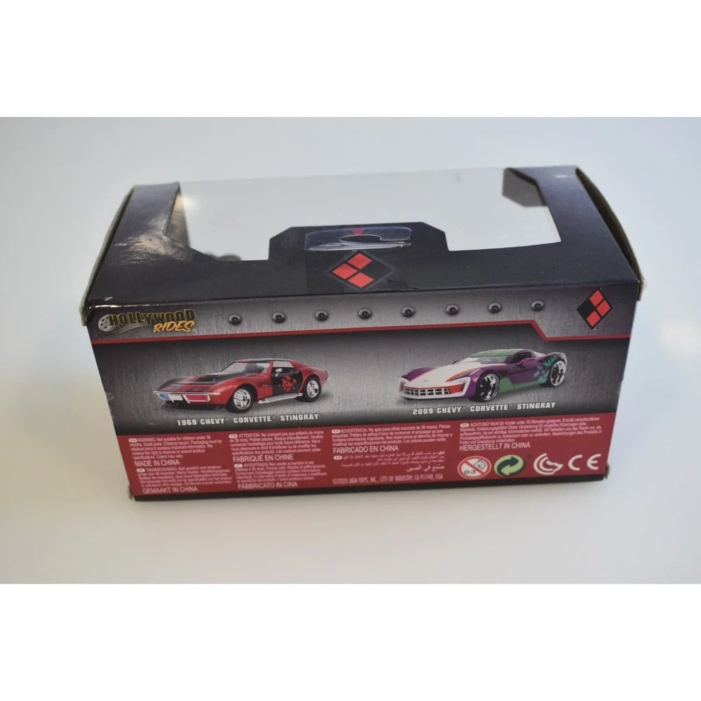 1969 DC Comics Chevrolet Corvette Stingray Harley Quinn Jada Diecast Car 5